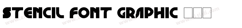 stencil font graphic字体转换